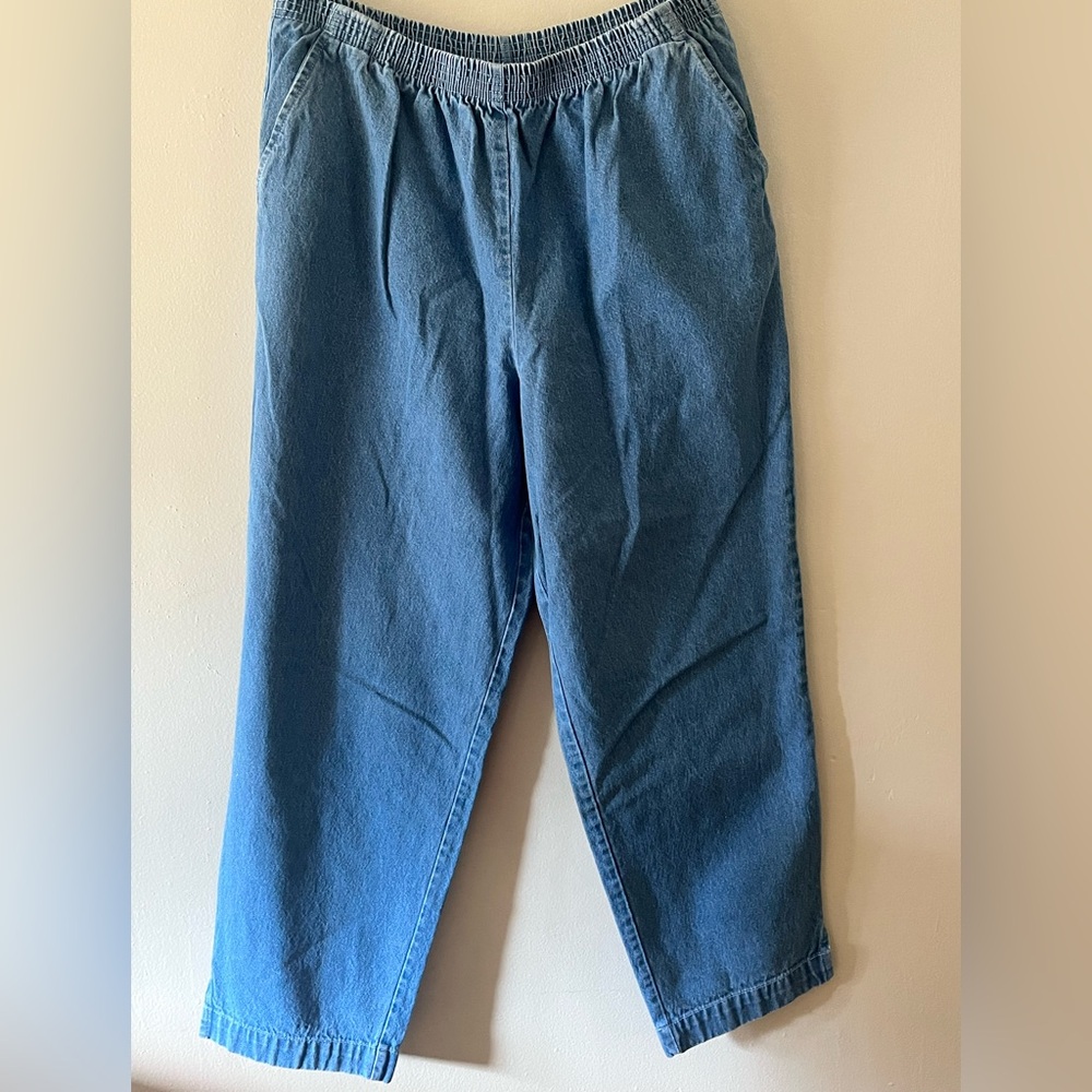 Blair Denim Blue Straight Leg Pants